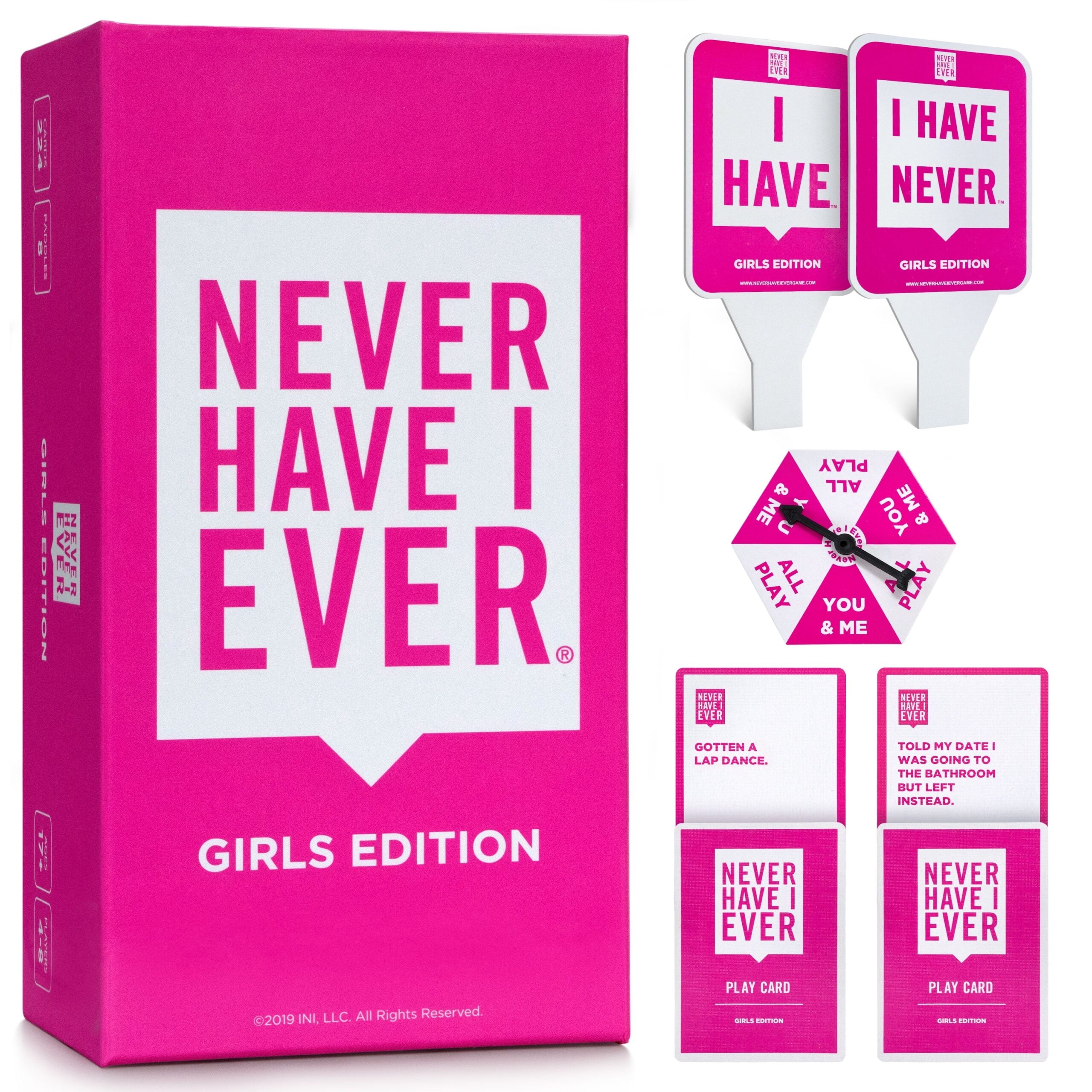 Never Have I Ever Bachelorette And Girls Edition Card Game 224 Cards Portable Fun Walmart