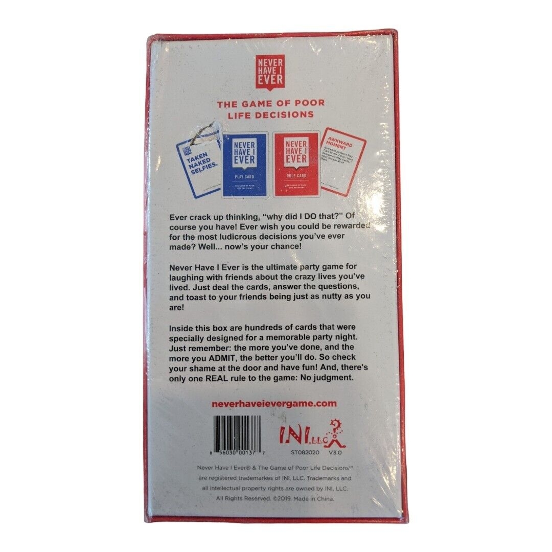 NEVER HAVE I EVER Classic Edition Card Game Set Game Night EBay