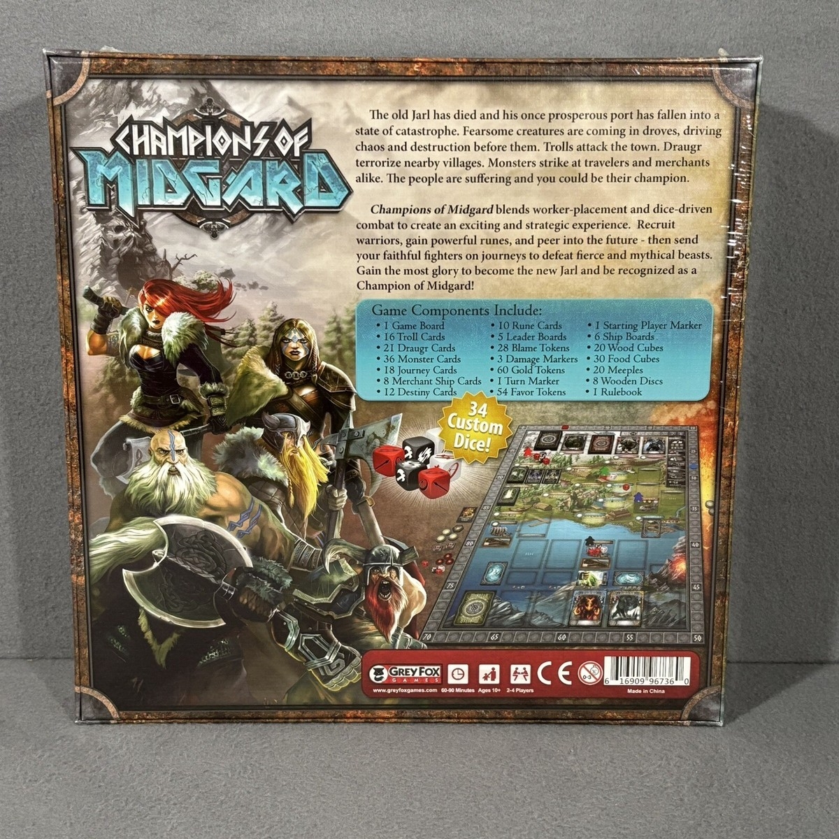 New Champions Of Midgard Board Game Night Tabletop 2 4 Players Fantasy Vikings EBay