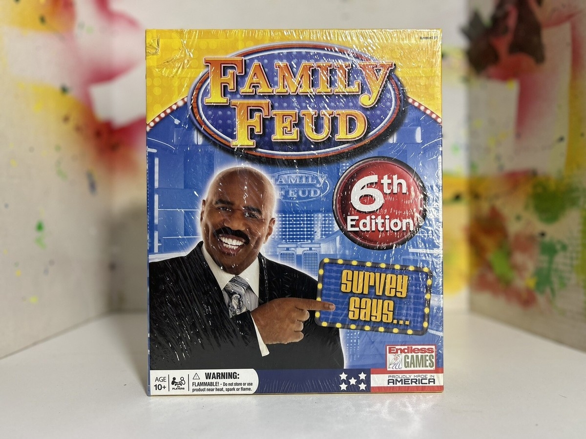 NEW Family Feud 5th Edition Board Game Steve Harvey NEW SEALED EBay