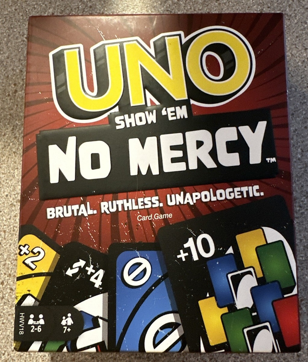 NEW UNO Show Em NO MERCY Card Game New In Box Sealed 2023 Release 194735220809 EBay