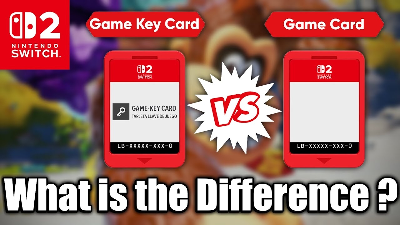 Nintendo Switch 2 Game Key Card EXPLAINED A New Twist On Physical Games YouTube