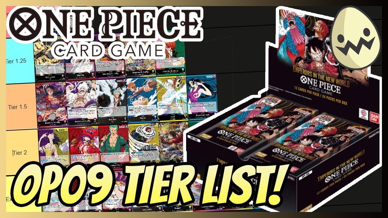 One Piece Card Game Day 1 OP09 Tier List YouTube