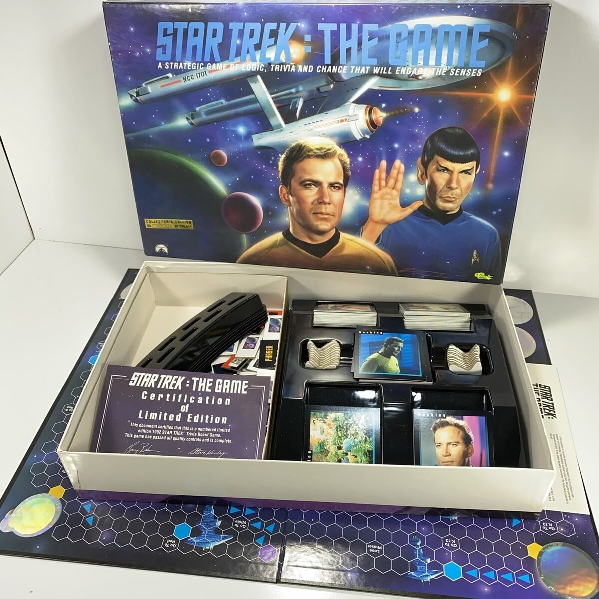 Original Star Trek The Game Board Game Collector s Edition No 7 512 Of 200 000 EBay