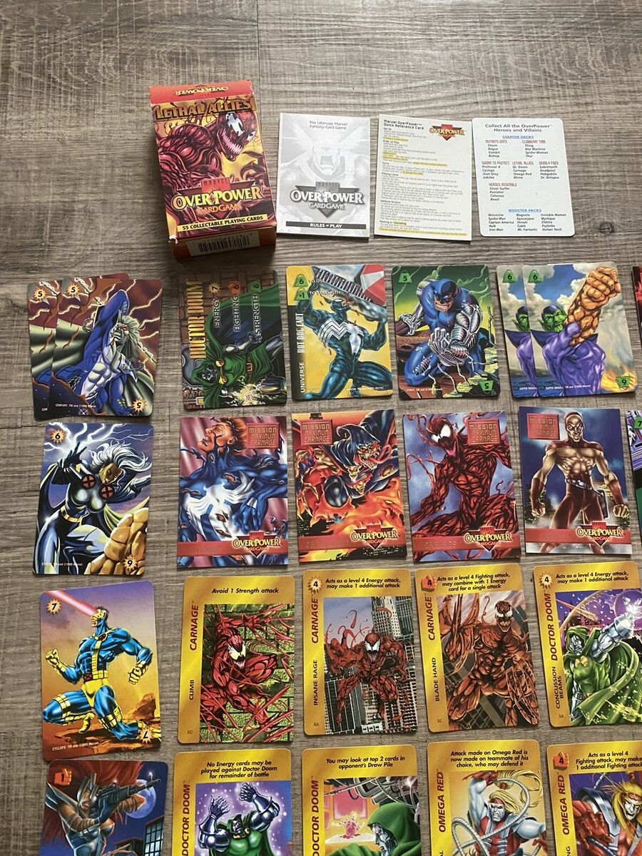 Overpower Card Game Lot By Marvel EBay