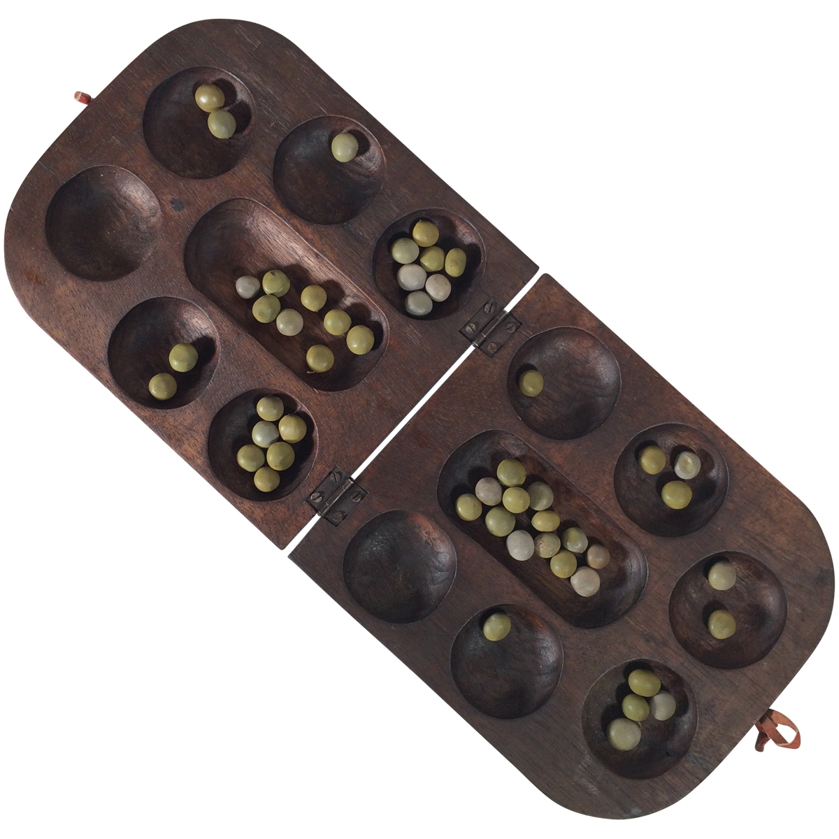 Oware mankala Game With Seeds Circular Board With Masks Africa Heartwood Project West Africa Grassroots Non Profit
