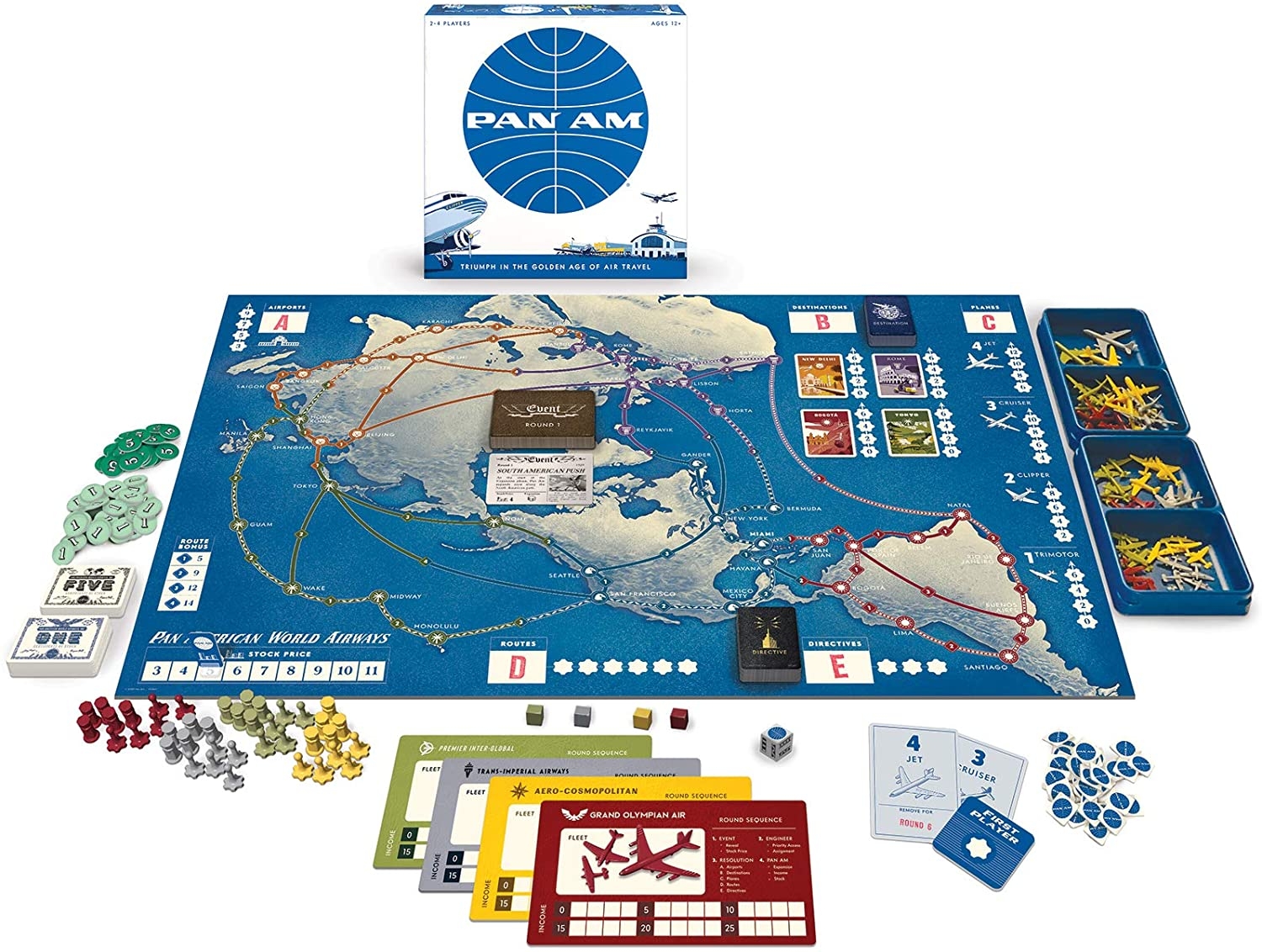 Pan Am Board Game Review IGN