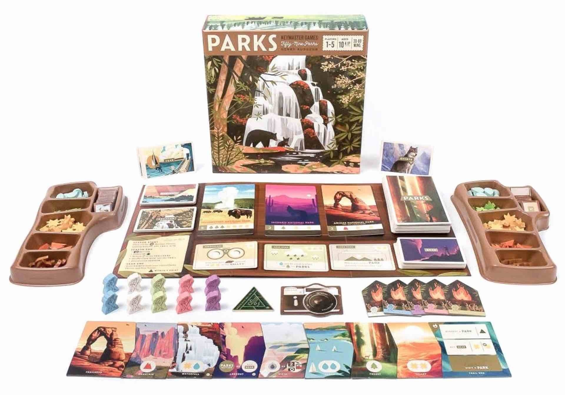 PARKS The Board Game About Exploring And Discovering US National Parks Tools And Toys