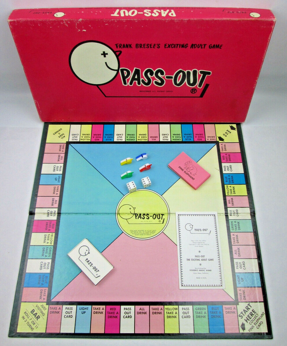 Pass Out Frank Bresee s Exciting Adult Drinking Game 1962 1965 100 COMPLETE EBay