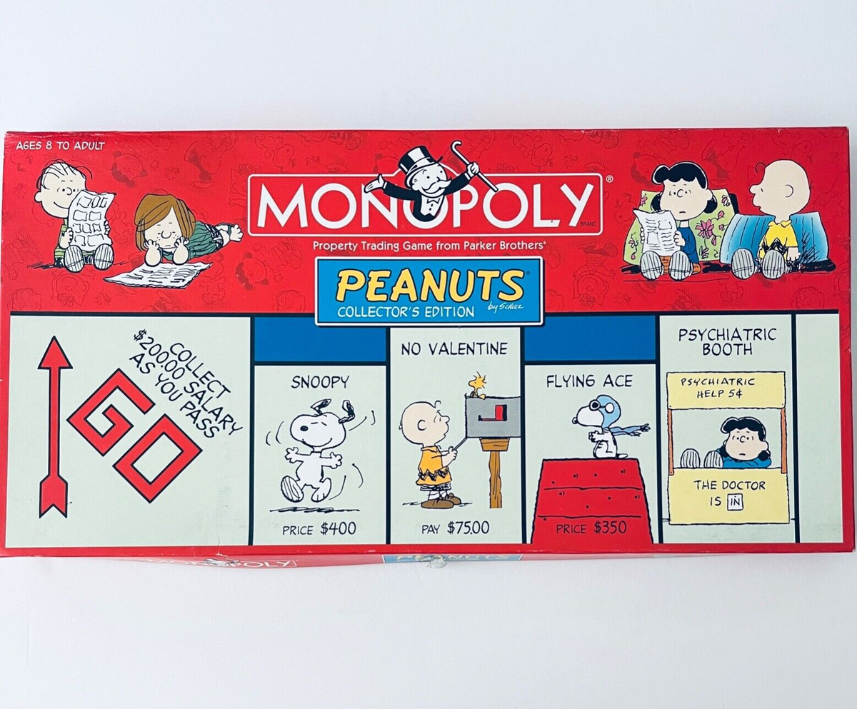 Peanuts Monopoly Board Game Collectors Edition Brand New EBay
