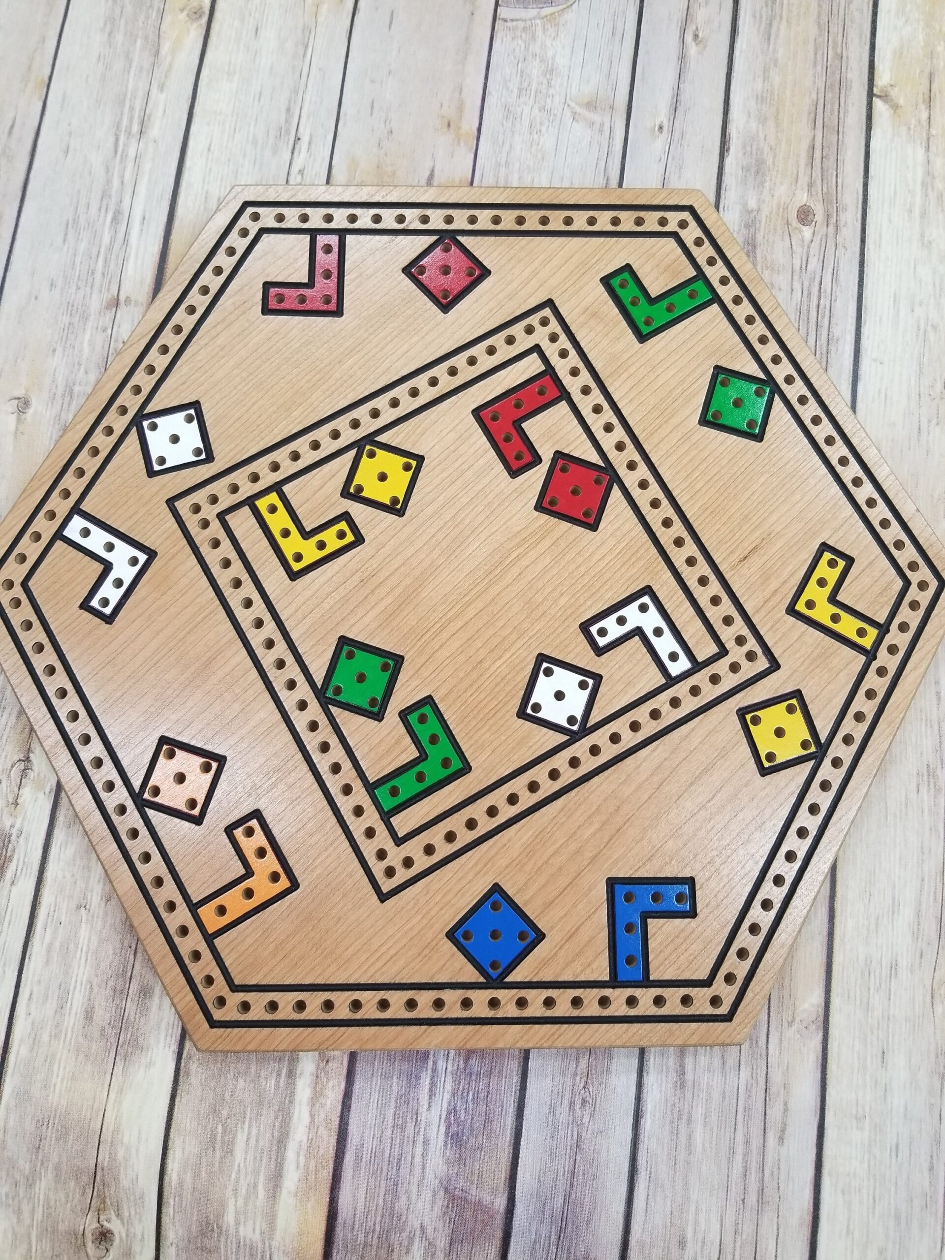 Pegs And Jokers Board Game Etsy