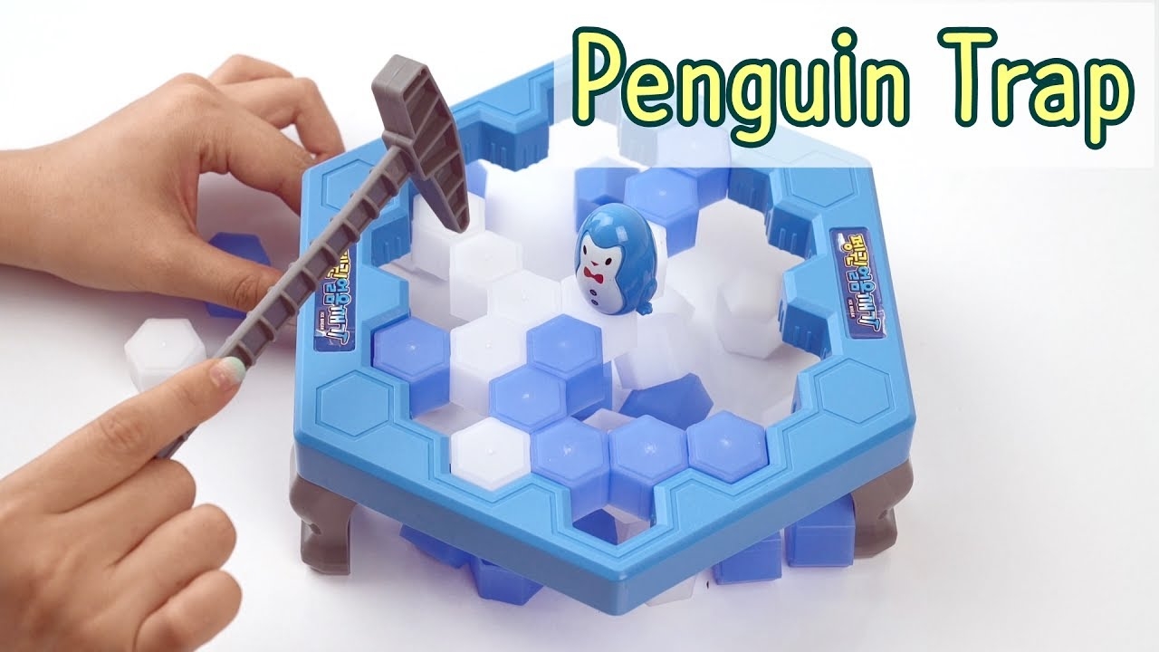 Penguin Trap Activate Ice Breaker Game Don t Break The Ice Kids Boardgame YouTube