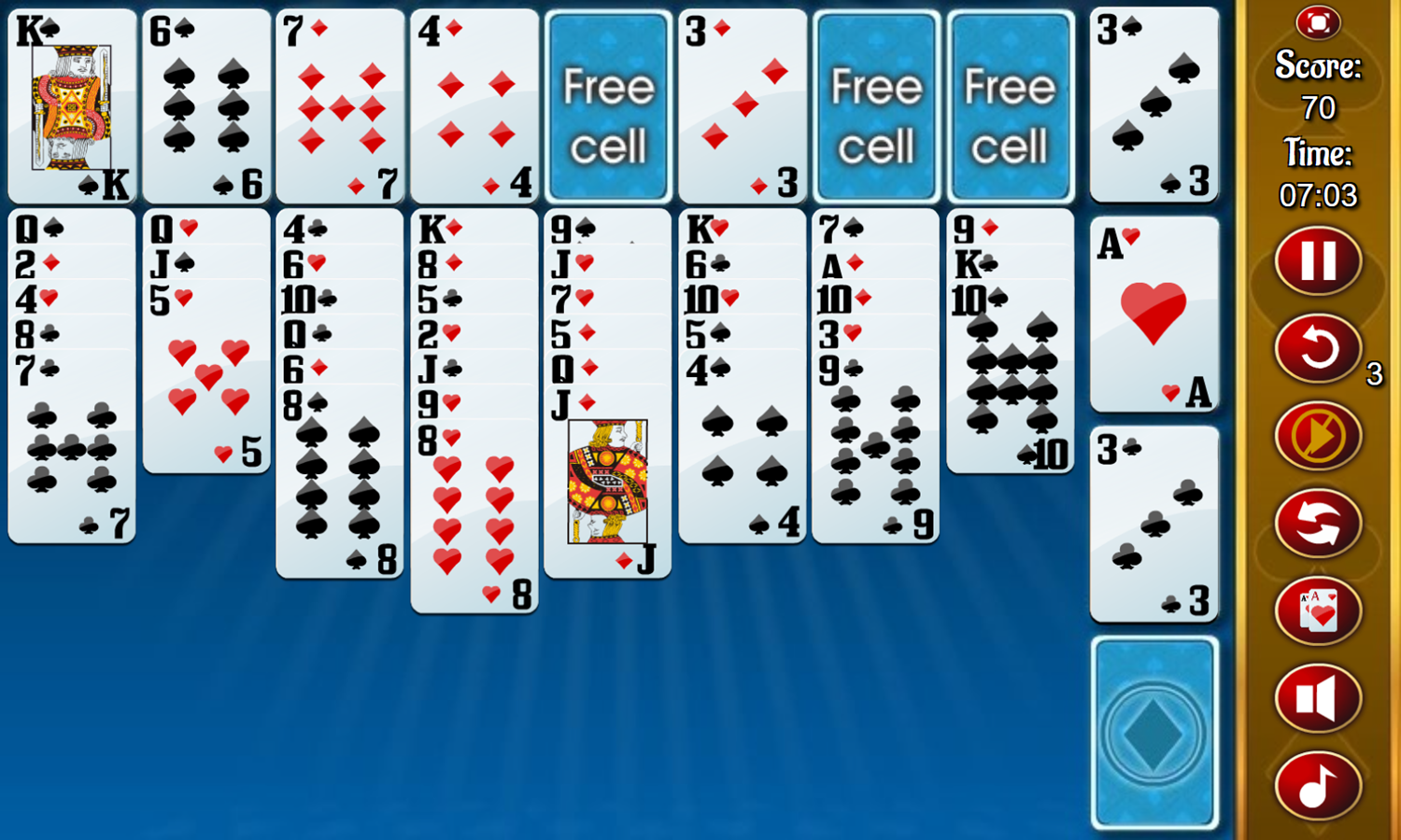  Play Eight Off Game Free Online Eight Off Free Cell Solitaire Card Video Game For Kids Adults