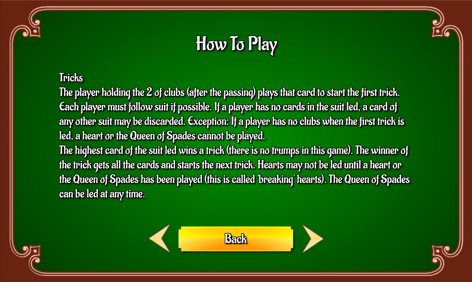 card game hearts rules