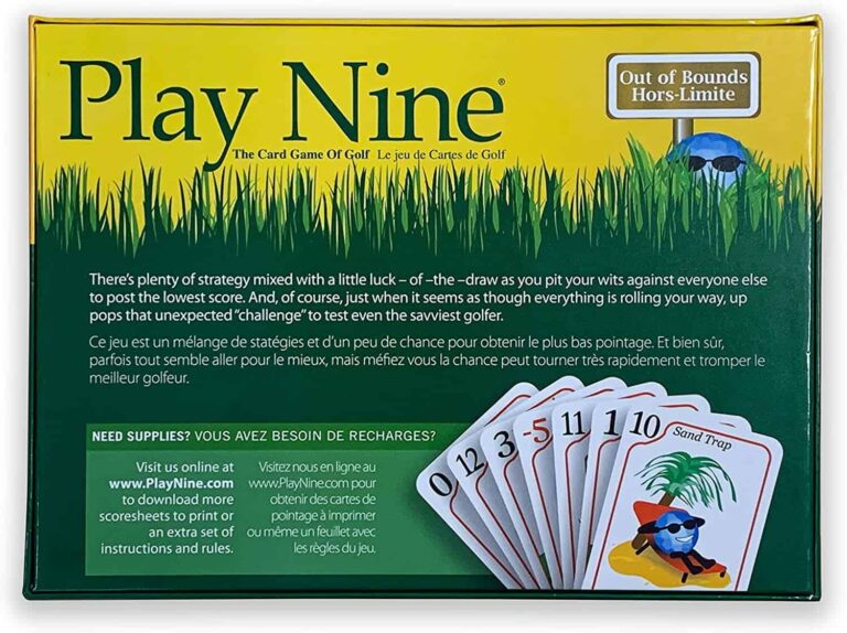 Play Nine Card Game Review Playing Golf Without A Ball EditionCards