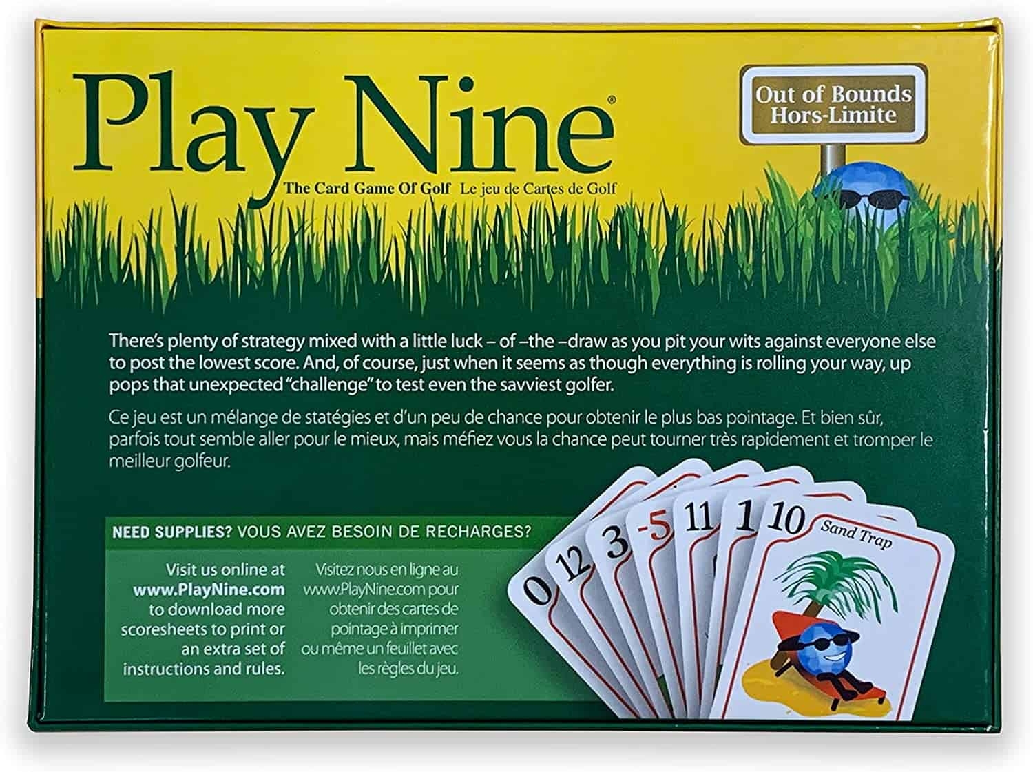 Play Nine Card Game Review Playing Golf Without A Ball EditionCards