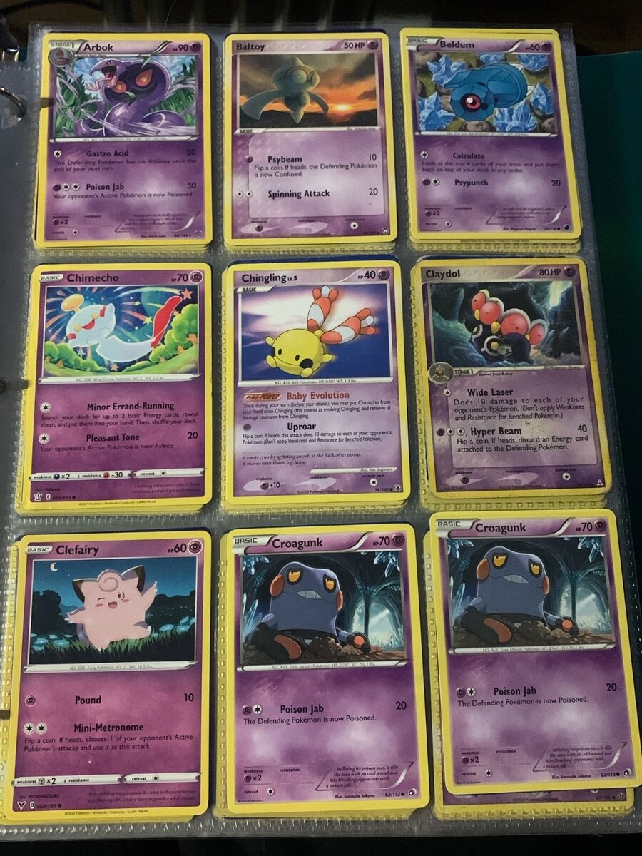 Poison Type Pokemon Cards EBay