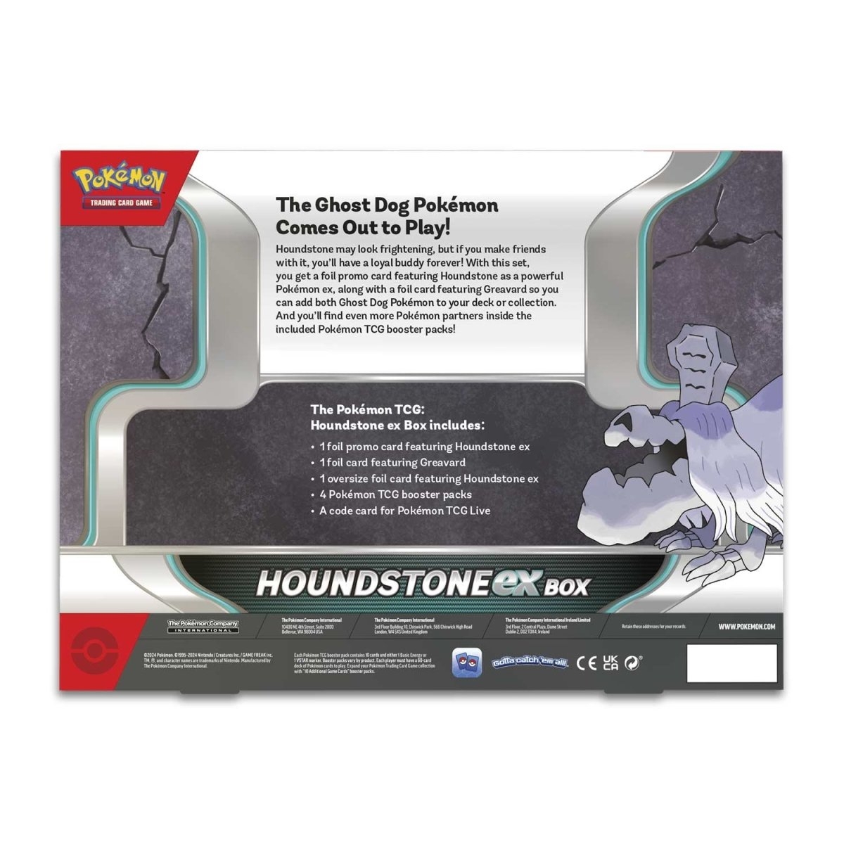 Pok mon TCG Houndstone Ex Box Pok mon Center Official Site