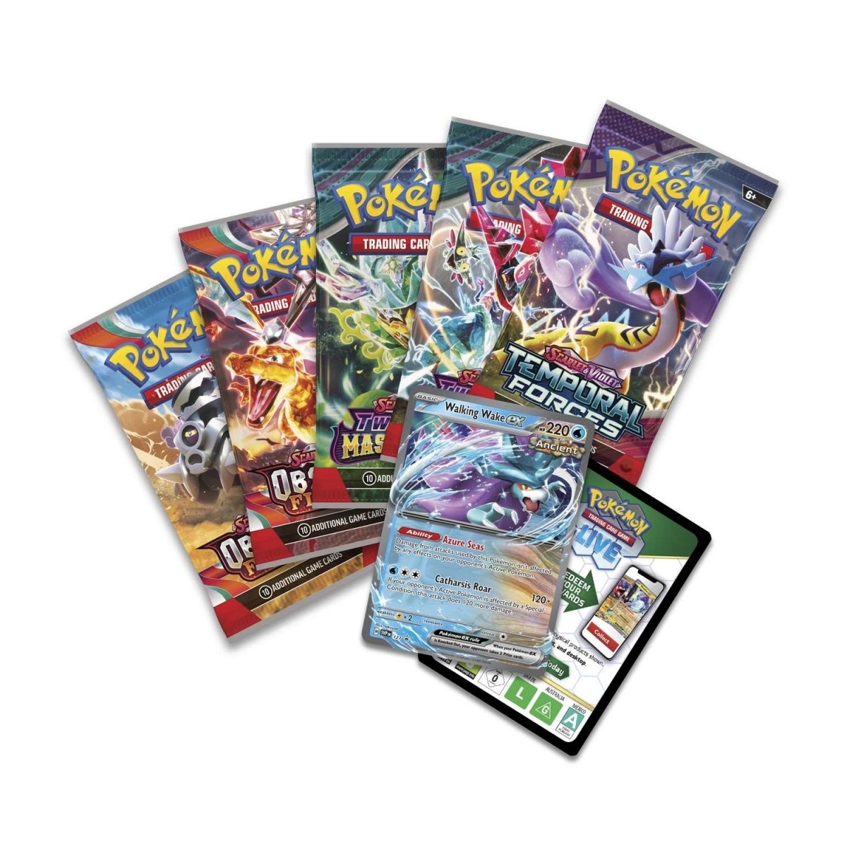 Pok mon TCG Paradox Clash Tin Walking Wake Ex Pok mon Center Official Site