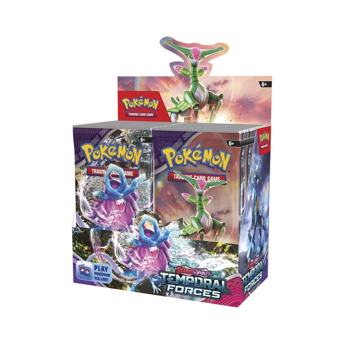 Pok mon TCG Scarlet Violet Temporal Forces Booster Display Box 36 Packs Pok mon Center Official Site