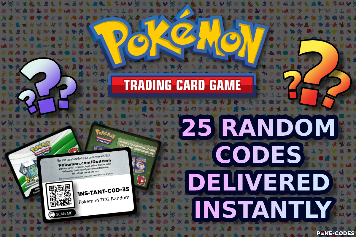 Pokemon 25 Random Codes TCG Code Cards INSTANT DELIVERY EBay