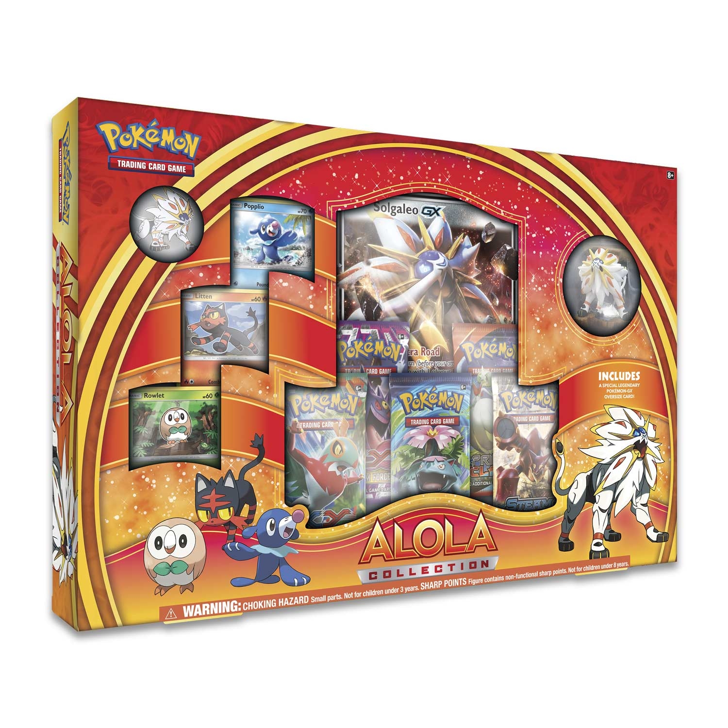 Pokemon Alola Collection Solgaleo Pokemon Sealed Products Pokemon Tins Box Sets Collector s Cache LLC