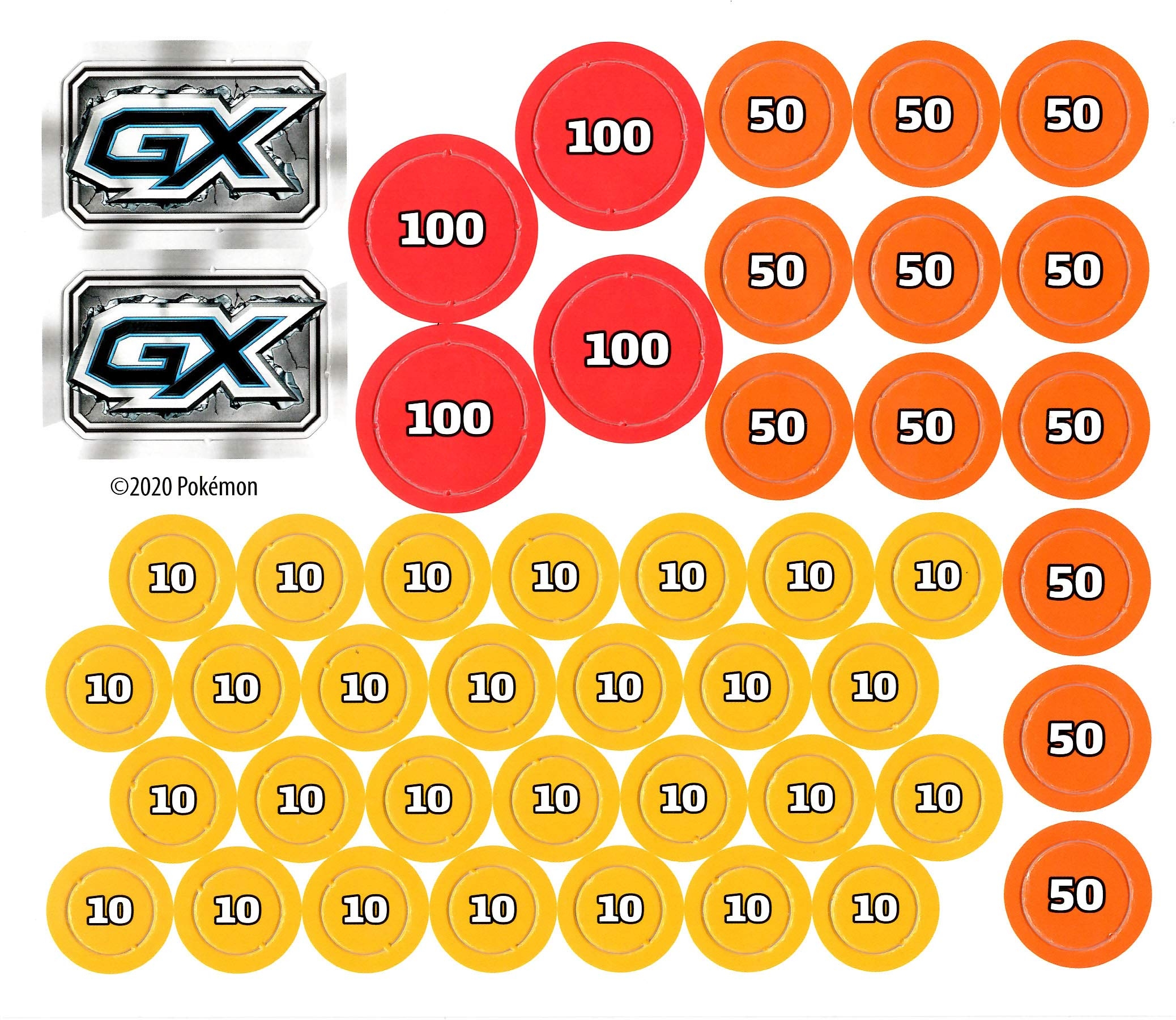 pokemon card game damage counters