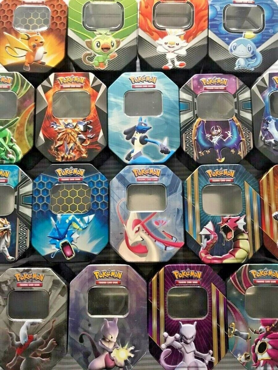 pokemon card game tin