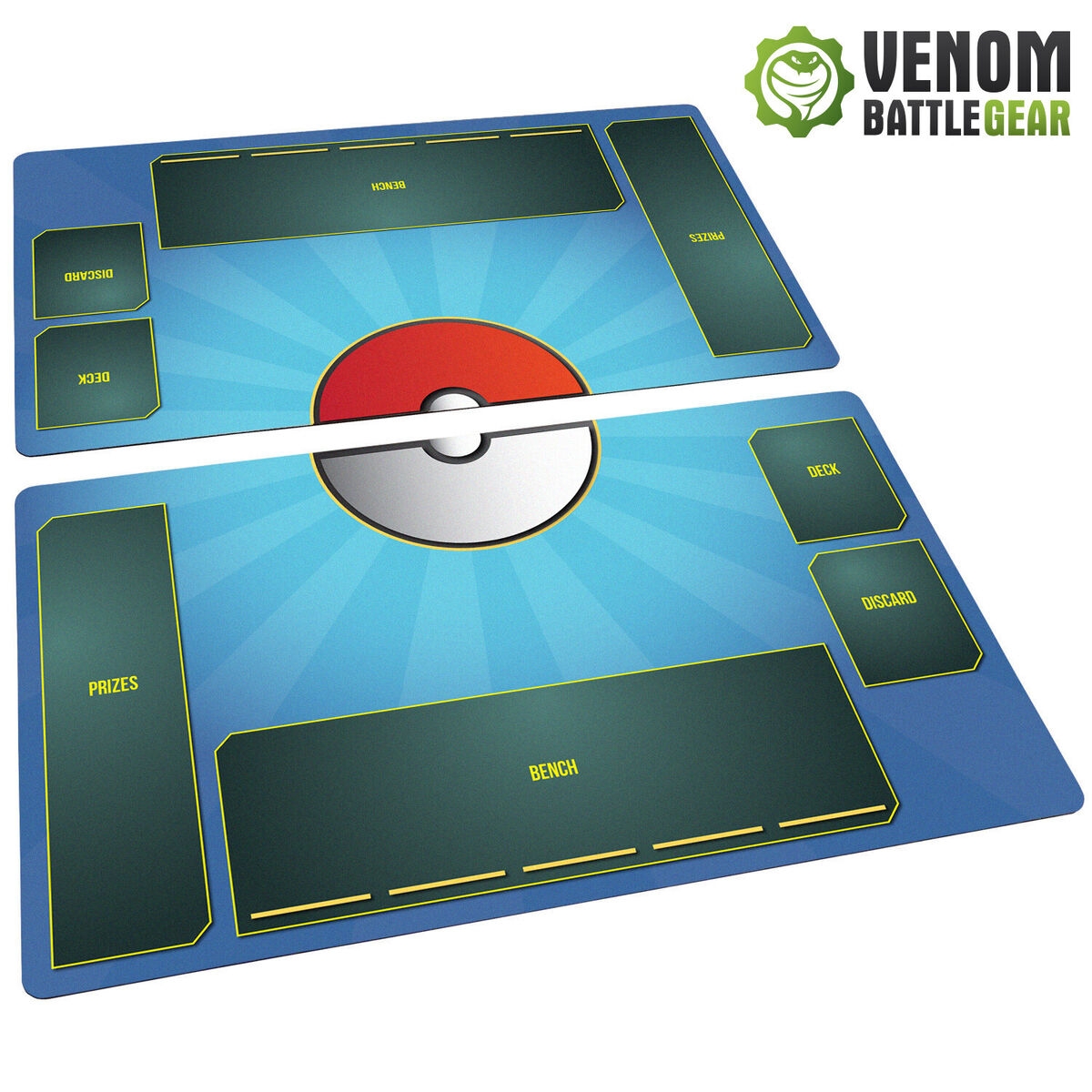 Pokemon Playmat Custom 2 Mat Set TCG zones Mousepad Material Stadium Water EBay