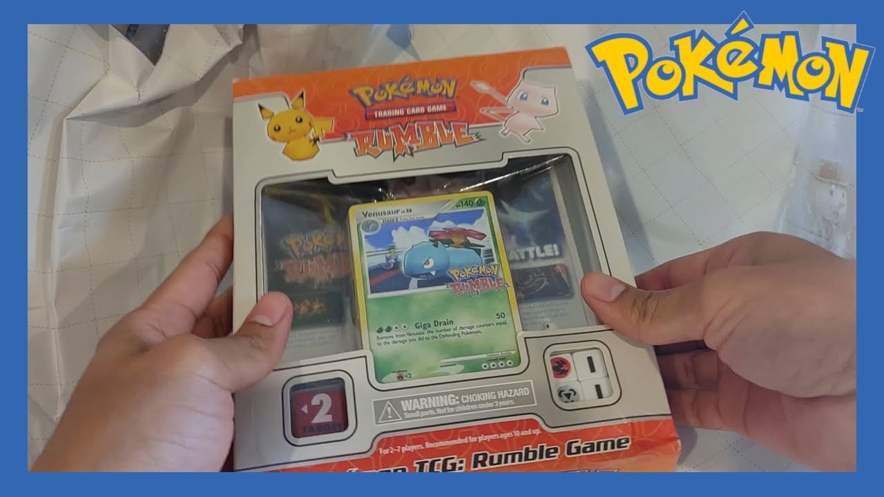 Pokemon Rumble Platinum Series Melee Pok mon Scramble Pok mon Card Game Unboxing YouTube