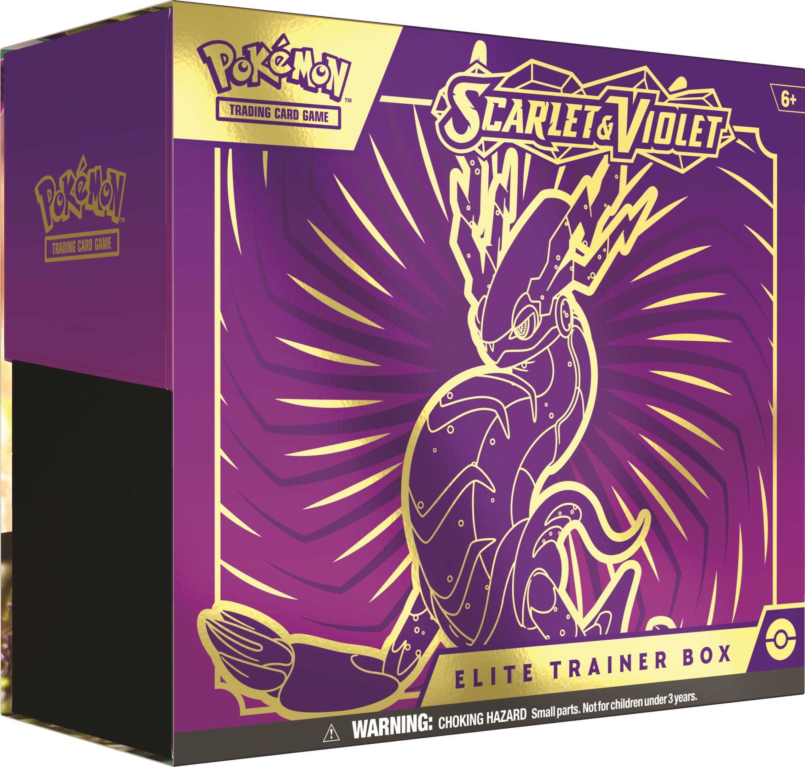 Pokemon Scarlet Violet Elite Trainer Box Miraidon Paldrea Region Trading Card Games Walmart Business Supplies