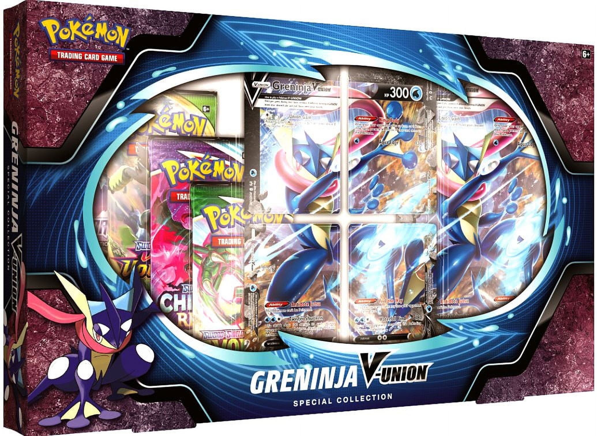 Pokemon Single Pokemon Box Greninja V Union Special Collection 4 Booster Packs 4 Promo Cards Oversize Card Walmart