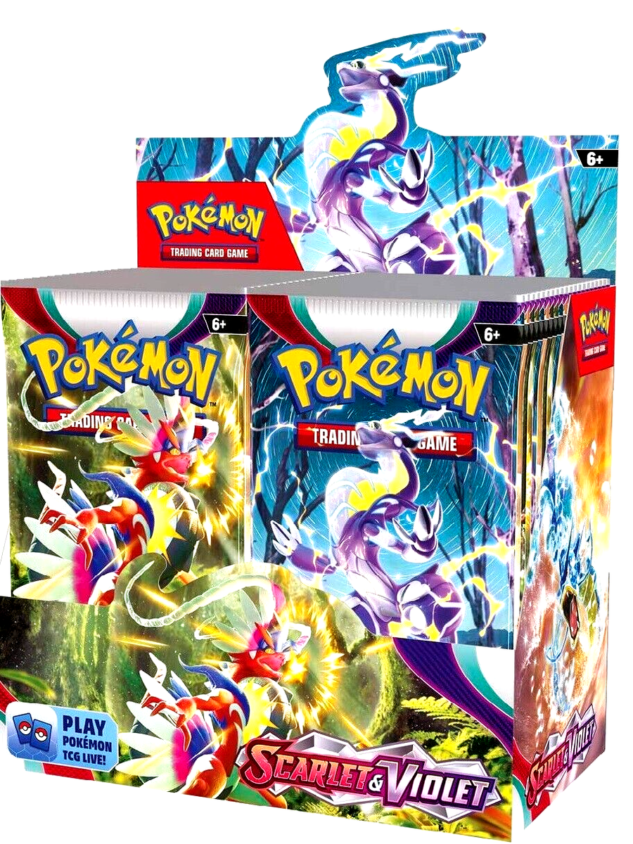 Pokemon TCG Scarlet Violet Base Set Booster Box Factory Sealed 36 Packs EBay