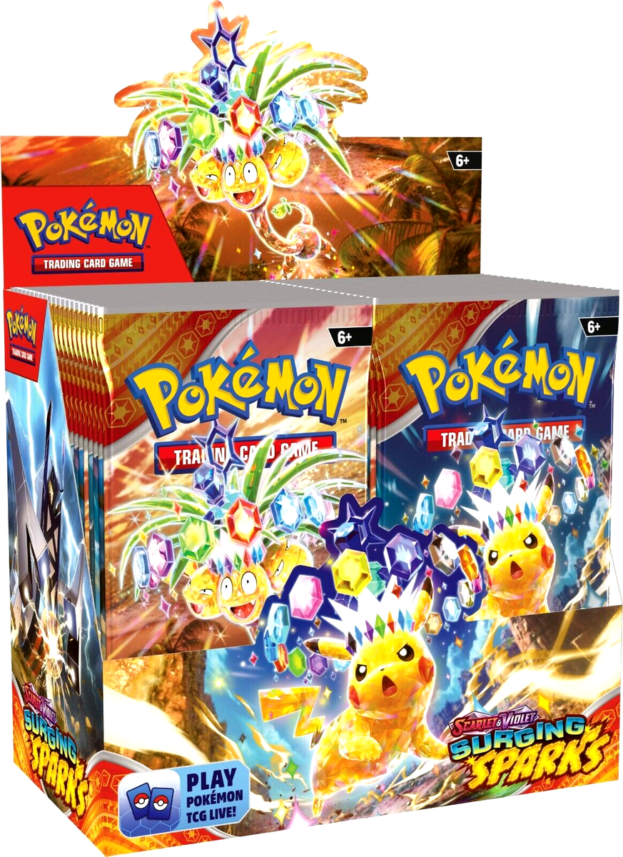 Pokemon TCG Surging Sparks Booster Box Factory Sealed EBay