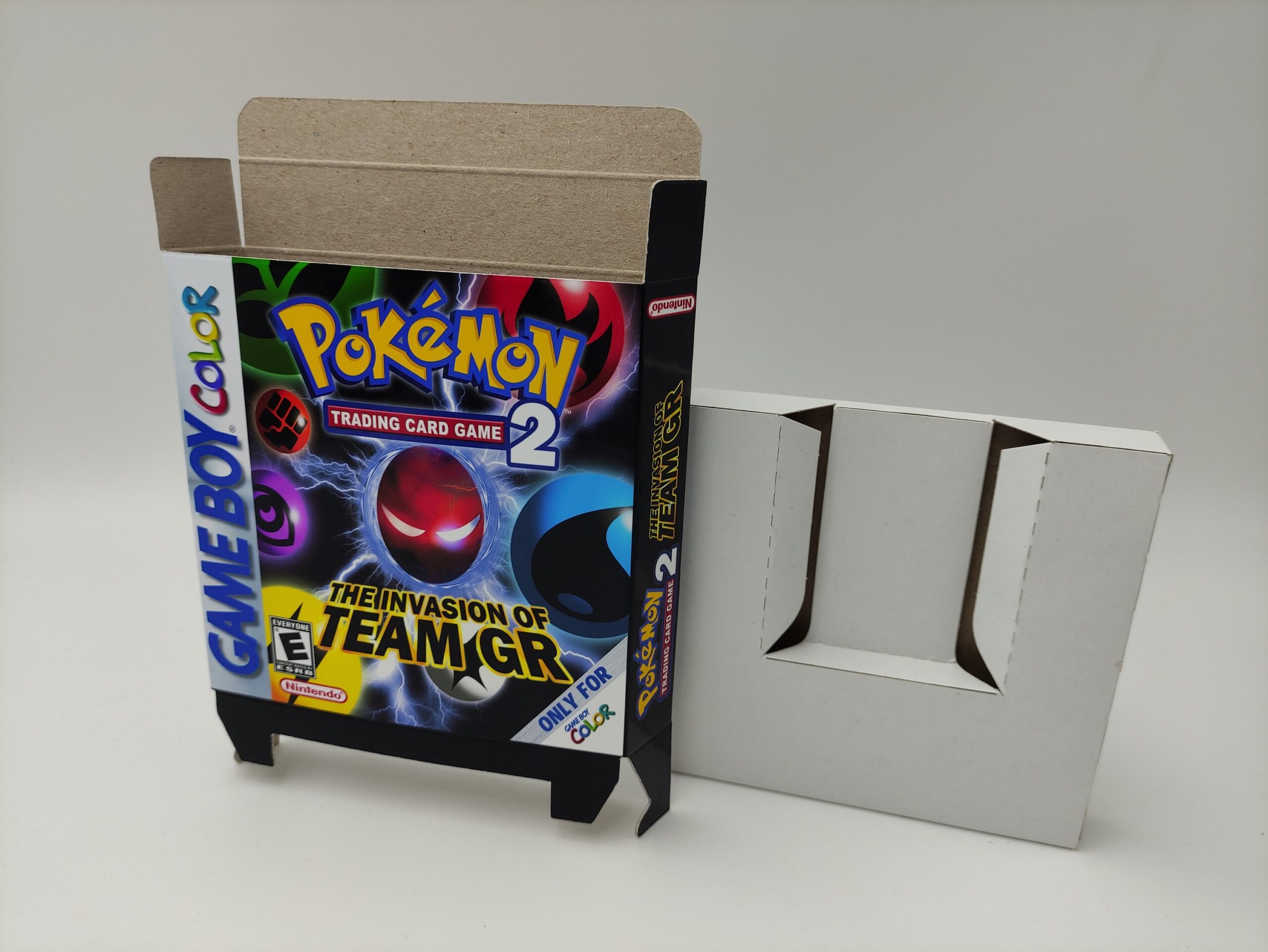 Pokemon Trading Card Game 2 Replacement Box With Inner Tray Option Game Boy Color GBC Thick Cardboard HQ Etsy