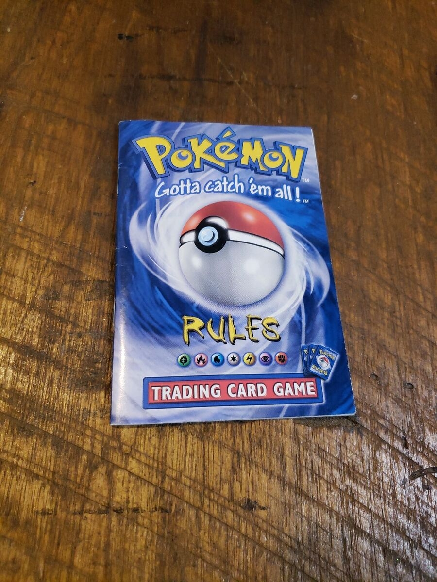 pokemon card game rulebook