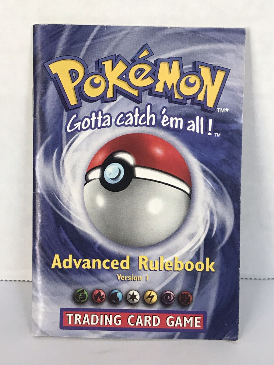 Pokemon Trading Card Game Rules Booklet Version 1 Nice 1 Day Ship EBay