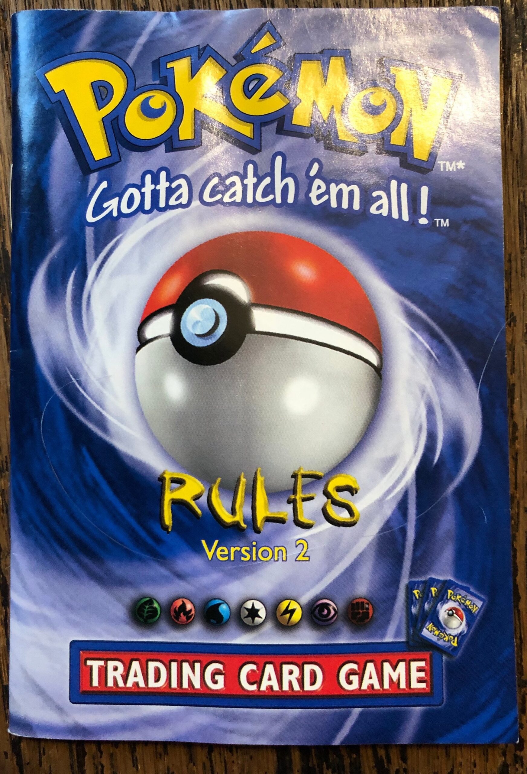 Pokemon Trading Card Game Rules Version 2 Booklet Original Owner 1990s Nintendo Pok mon Rule Book Etsy