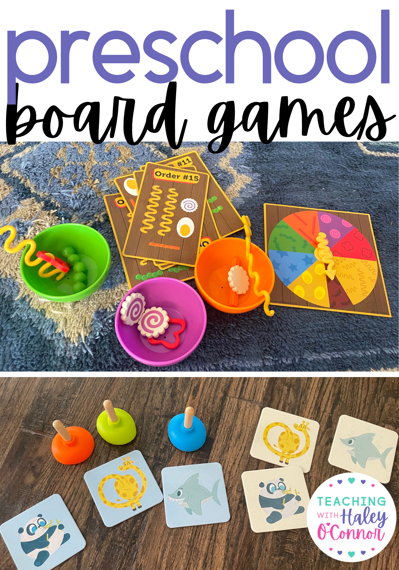 Preschool Board Games Teaching With Haley O Connor
