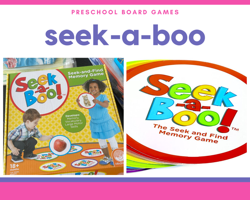 board games for 3 year olds
