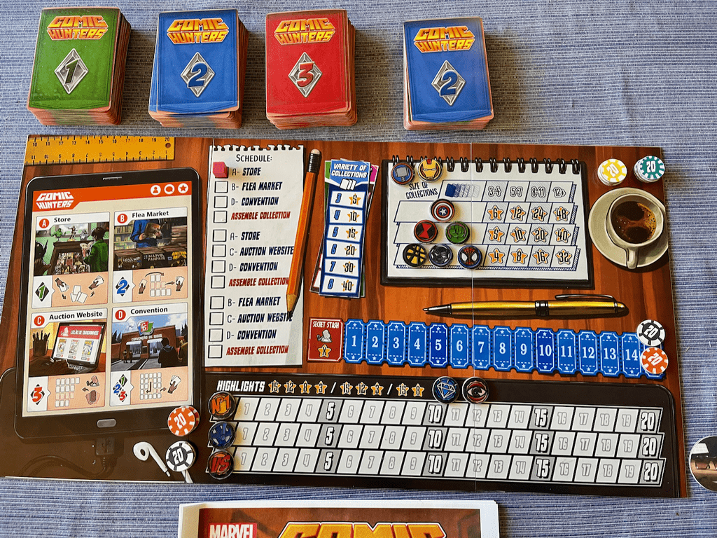 Print And Play Build 180 Comic Hunters Mostly Harmless BoardGameGeek