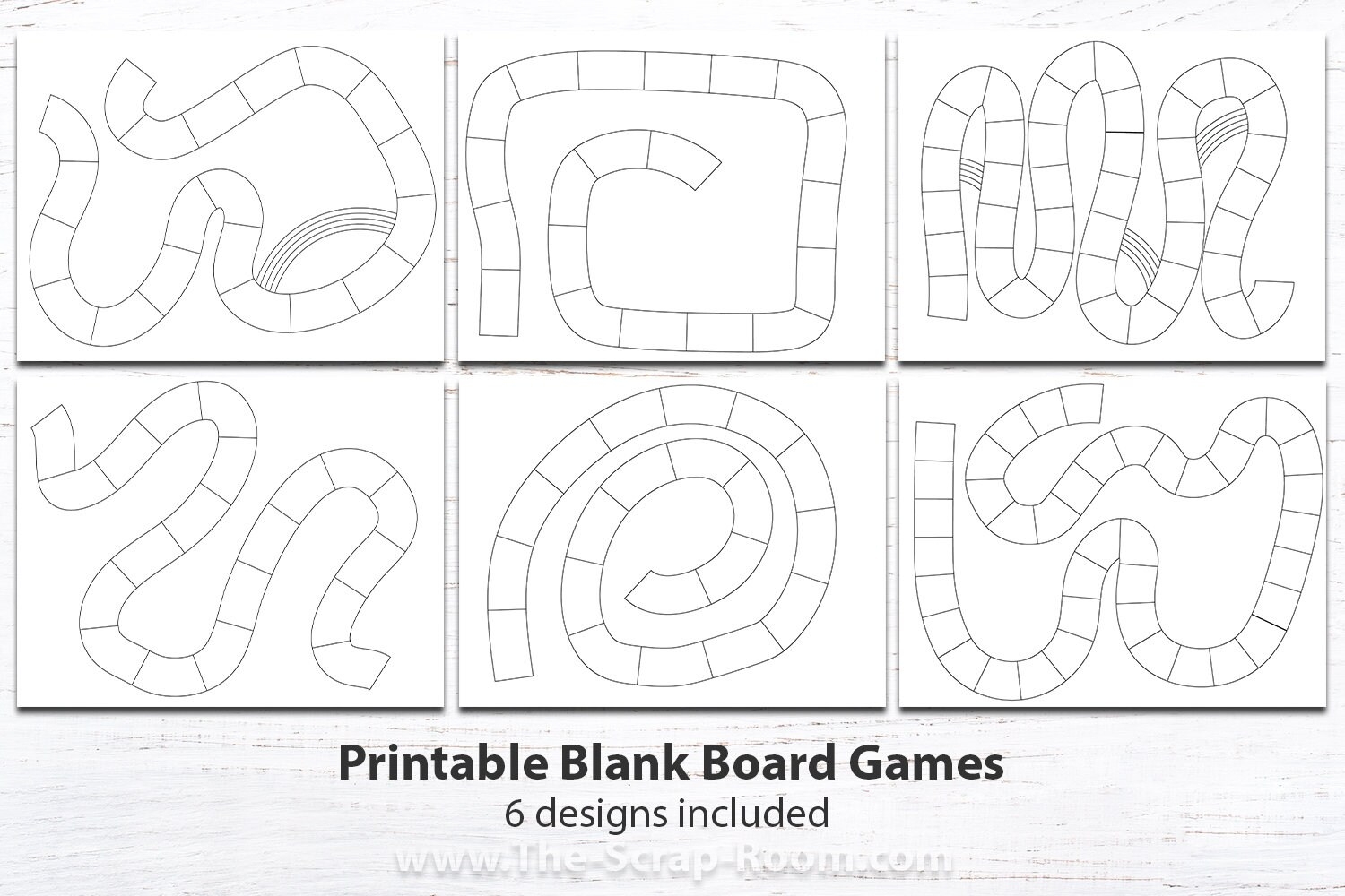 Printable Blank Board Game Templates Printable Game Diy Game Game Kit For Kids Kids Games Gift For Kids Kids Activity Kids Game Etsy