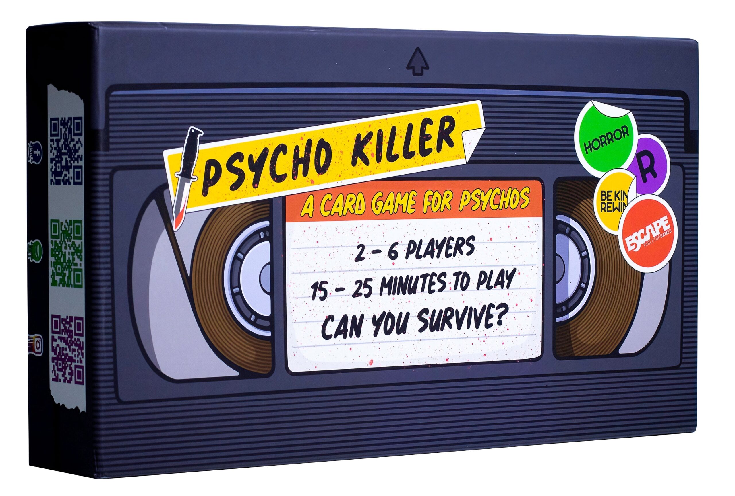 Psycho Killers Horror Board Game For Ages 13 2 6 Players 15 30 Minutes Play Time Walmart