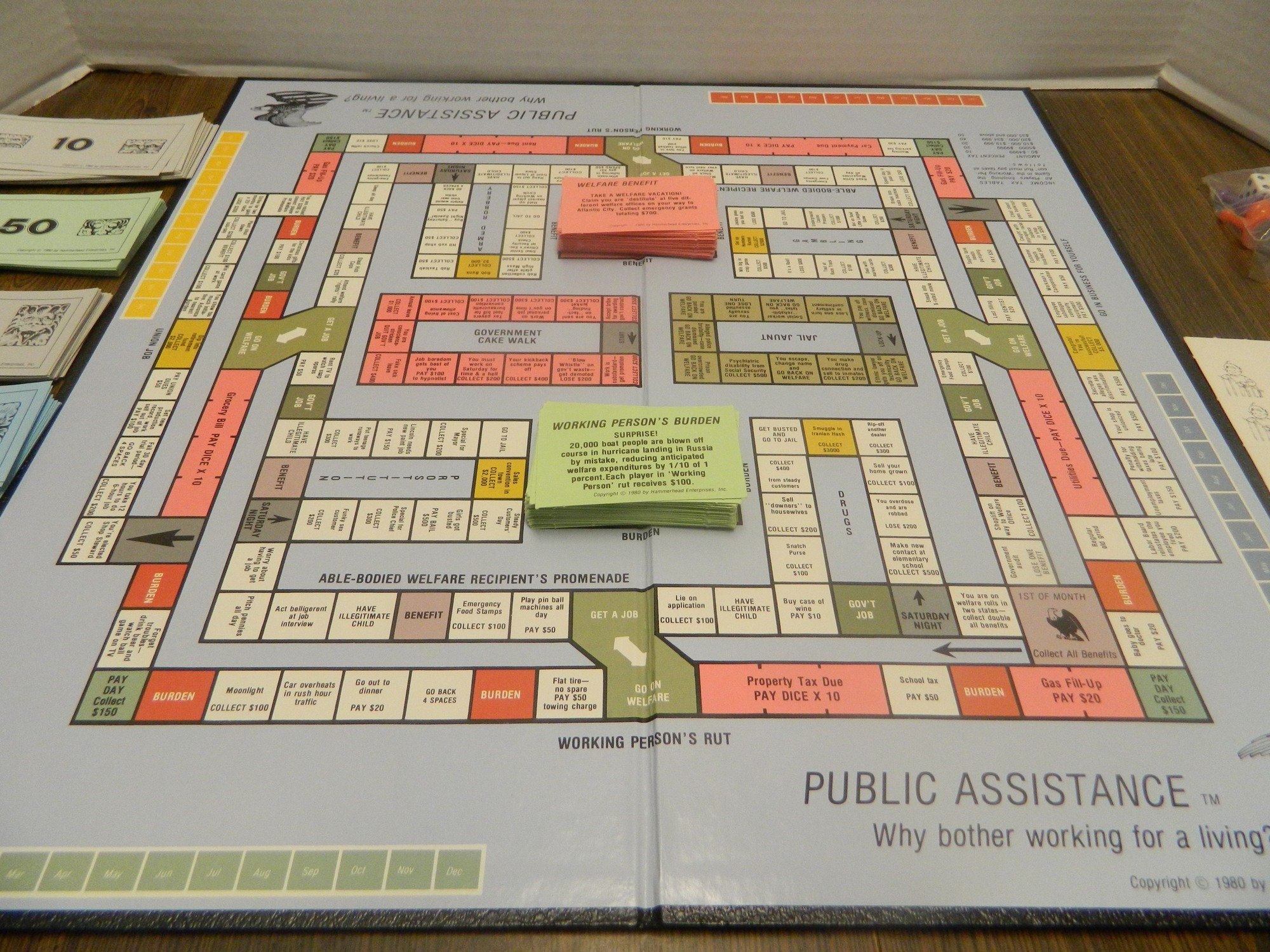 Public Assistance Board Game Rules Geeky Hobbies