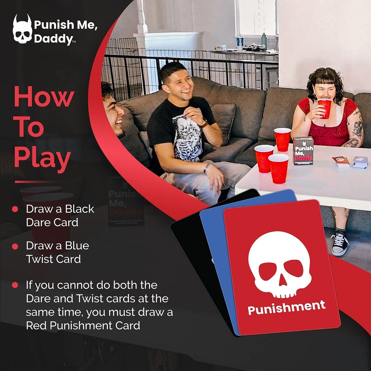 Punish Me Daddy Card Game Card Games For Adults Embarrassing Party Adult EBay