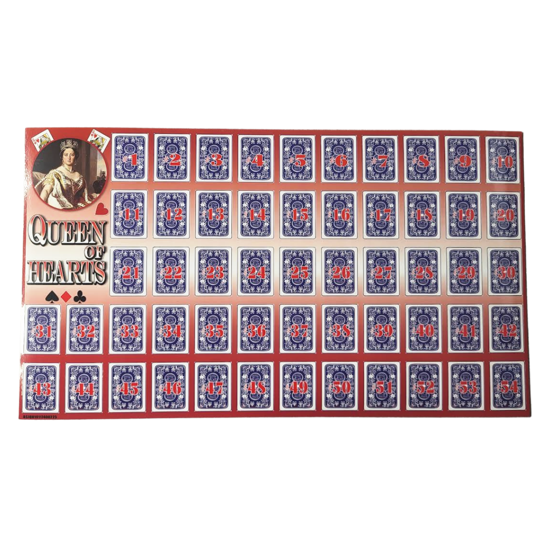 Queen Of Hearts Board Cut Off Card Tribout Distributors