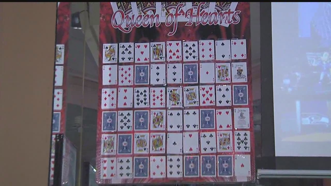 queen of hearts game board