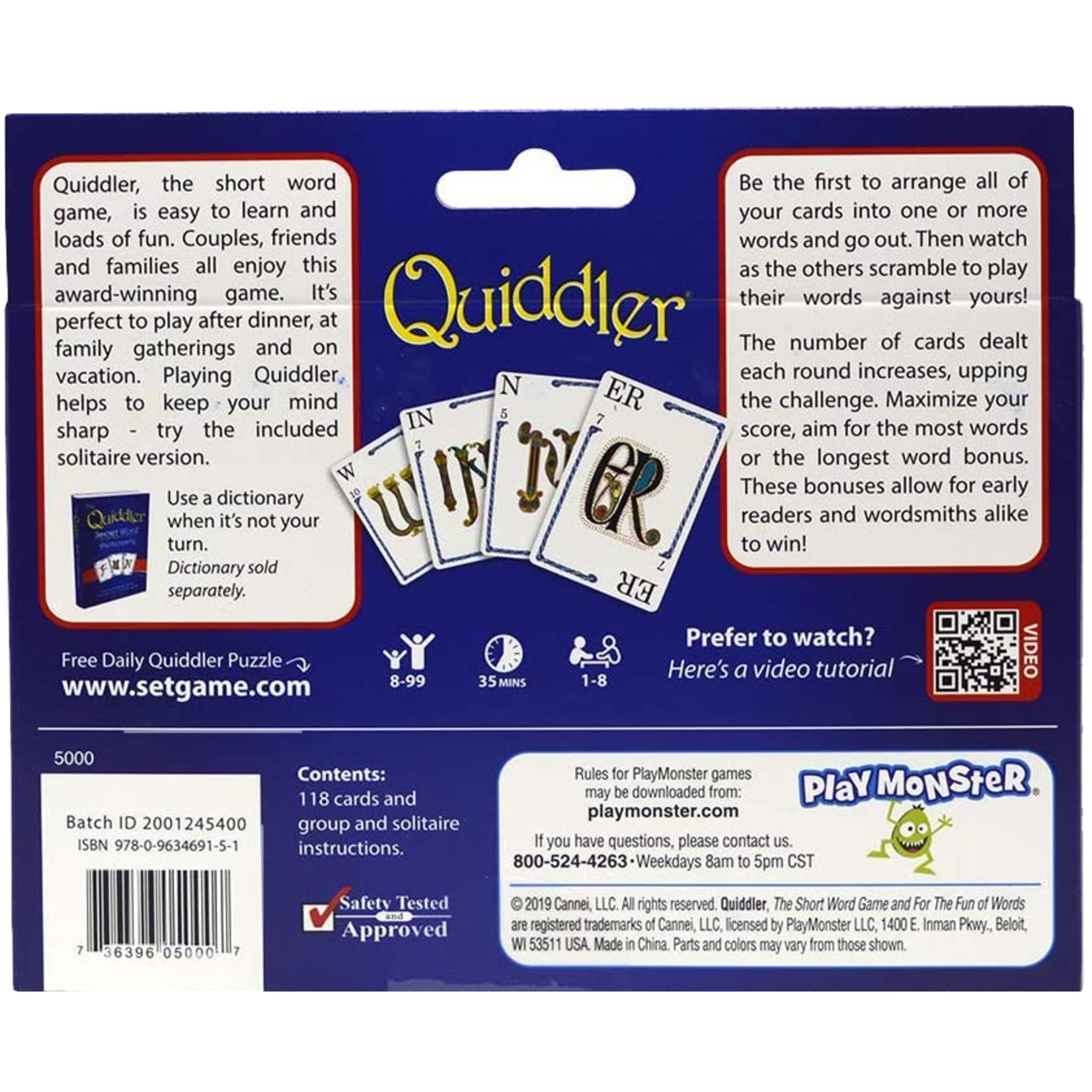 Quiddler Blue Highway Games