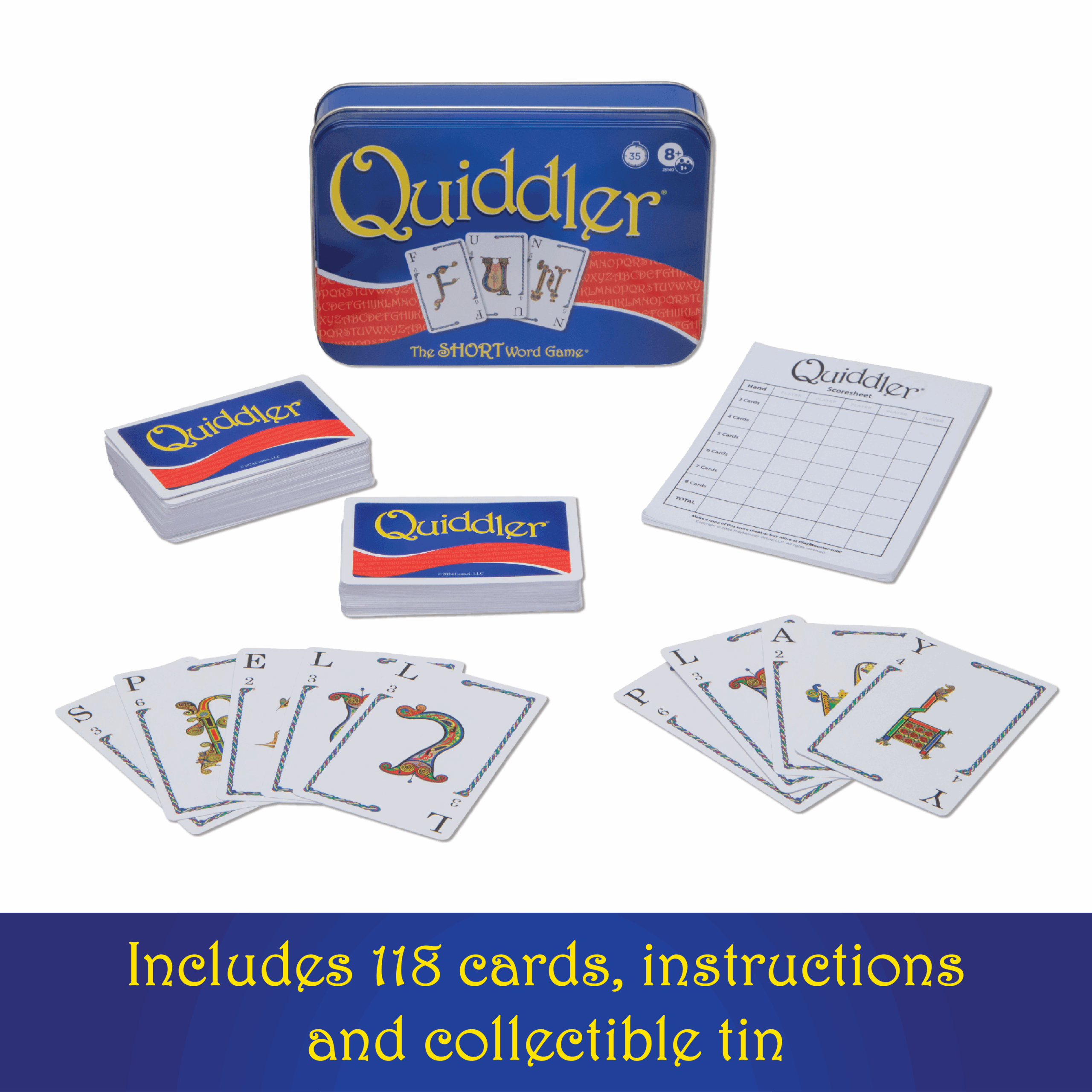 Quiddler Game Tin PlayMonster
