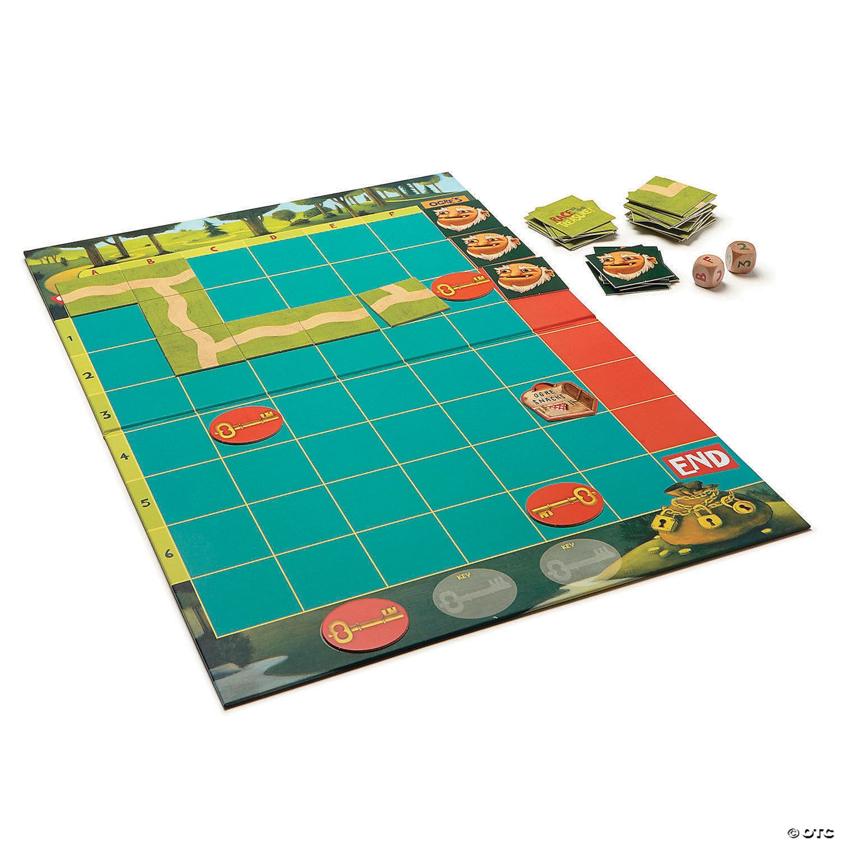 Race To The Treasure Board Game Labyrinth Games Puzzles